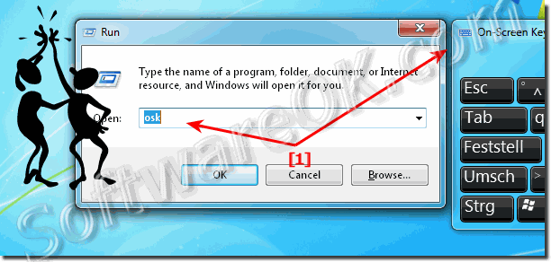 Run the Windows-7 onscreen Keyboard via RUN Dialog!