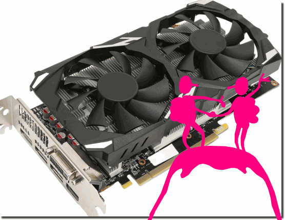 A dedicated graphics card!