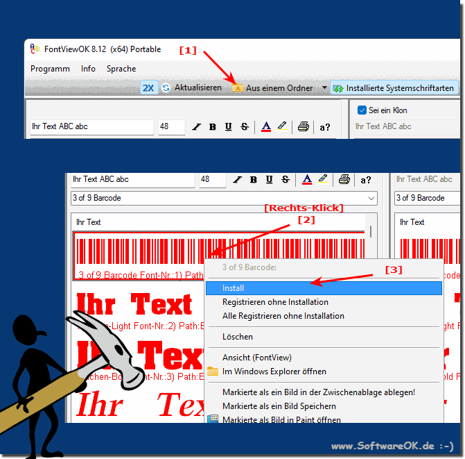 Font installation for all Windows programs!