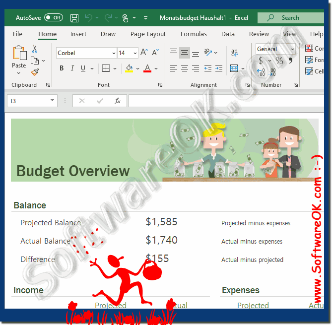The MS Excel from Office 365!