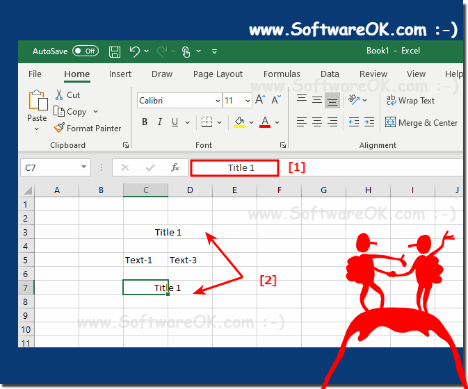 Alternative in Excel to combine ergo merge cells in tables!