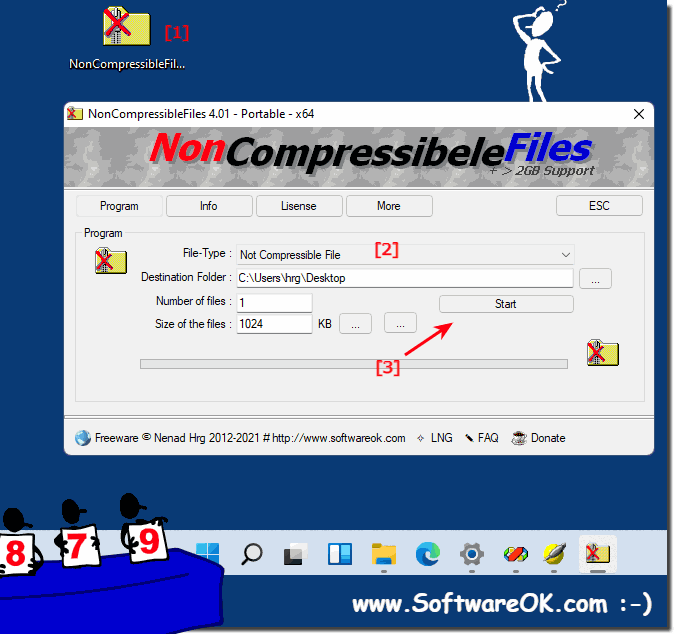 Still create files on Windows 11 that are not compressible!