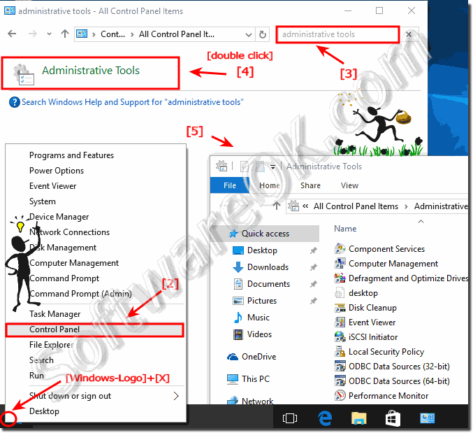Administrative Tools Folder Windows-10!