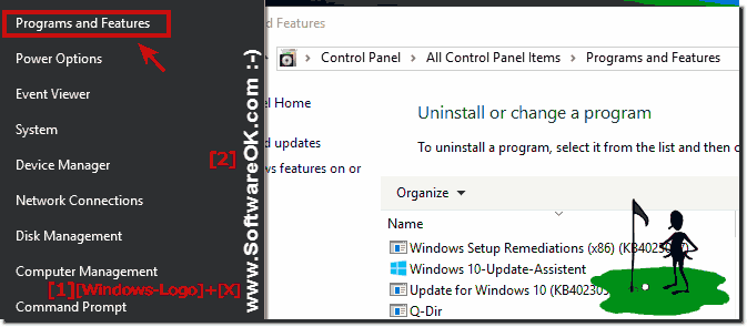 Uninstall installed programs on windows-10! 