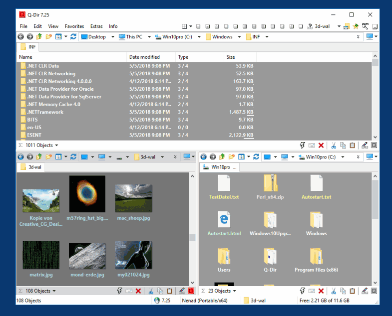 Multiple Explorer Panel Preview not only for Windows 11 and 10!