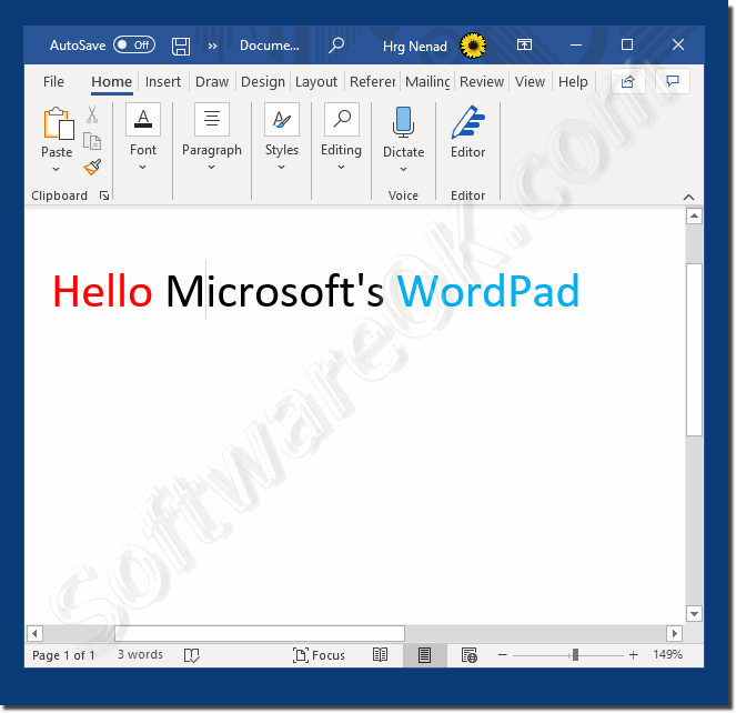 Download free text editing program for Windows!
