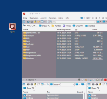 Really good quad explorer 4 files and folders