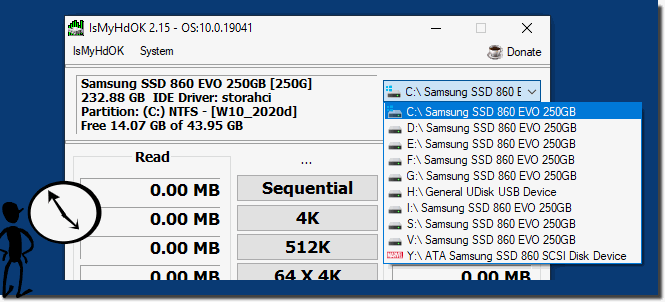Easily check  Volume, Partition on HDD, SSD, ...! 