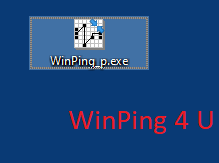 WinPing for comfortable pinging under Windows