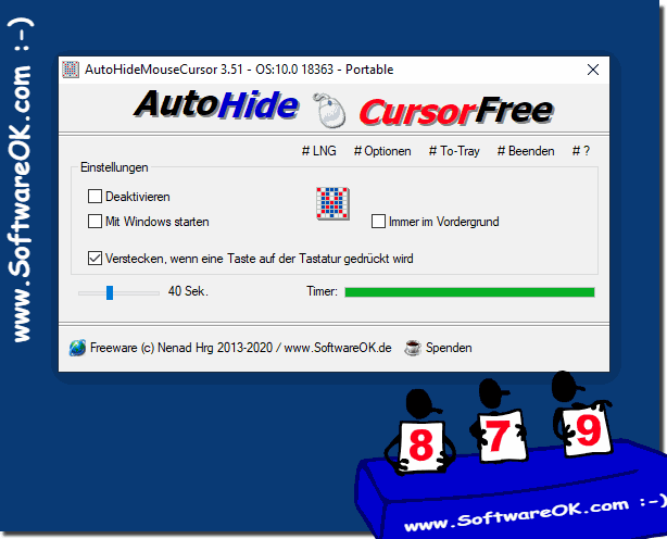 Why hide the Windows mouse pointer or cursor?