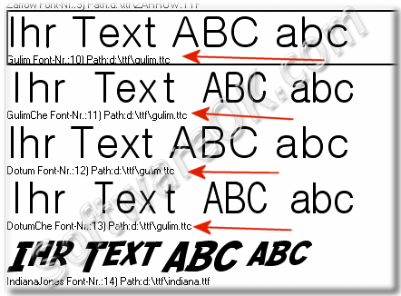 View TTC Font in Windows