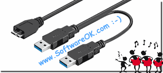 Example USB Cable for USB-Interface!