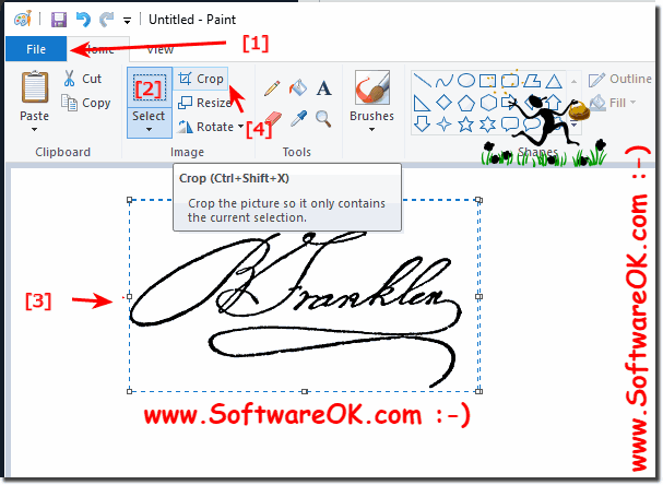How Can I Save My Own Signature As An Image File