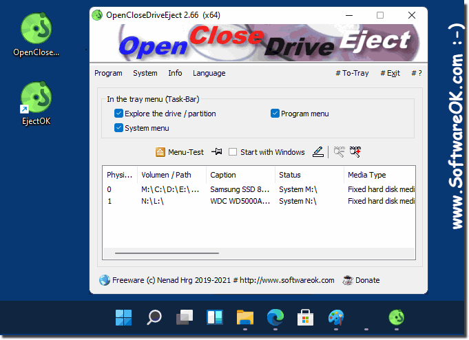 Eject drive with this tool under Windows 11!