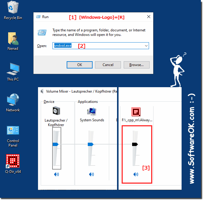 Click navigation sound Windows 10 and Sound Settings!