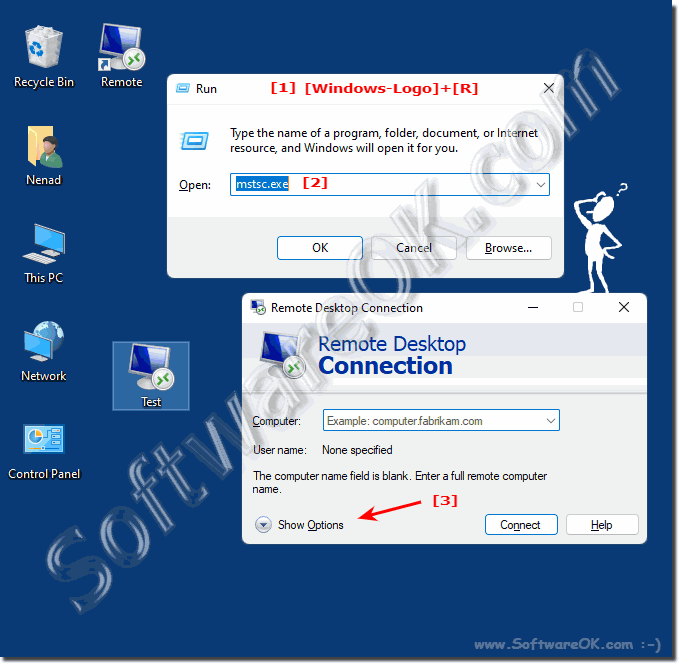 Save remote desktop RDP file on Windows OS!