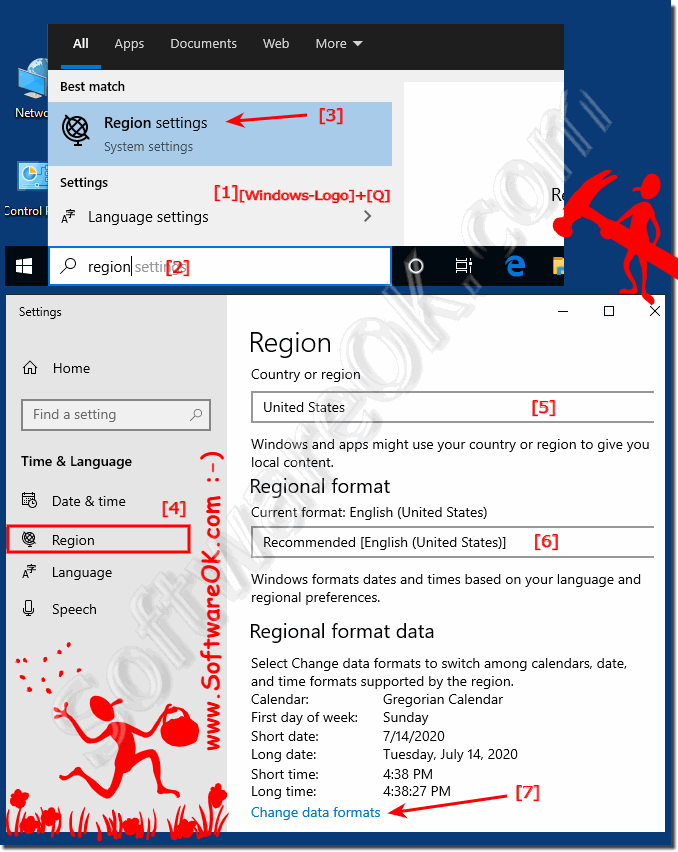 Region Settings in Windows-10!