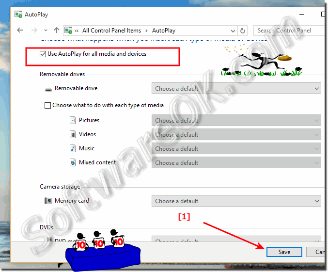 Save AutoPlay settings inWindows 10!