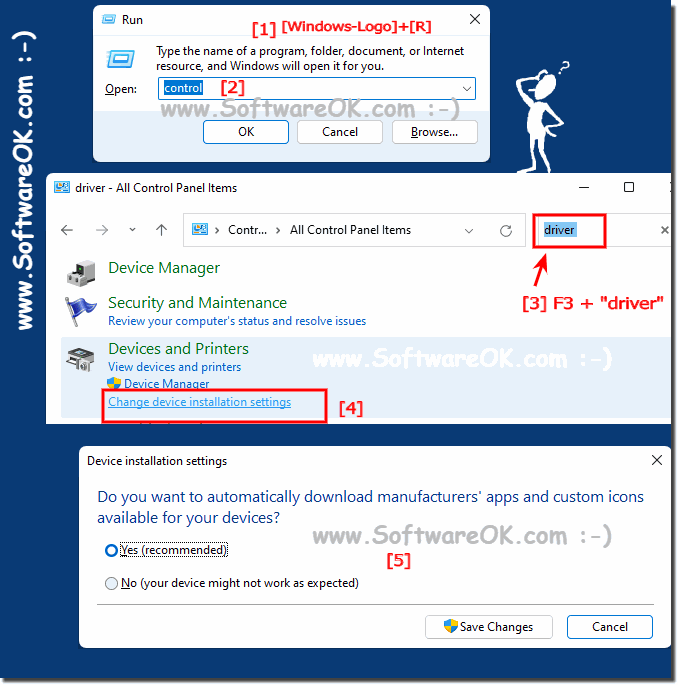 Change device installation settings under Windows 11!