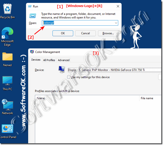 Open the color management in Windows 11 directly!
