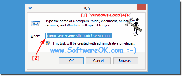 Run Forgotten Password Wizard in Windows-8