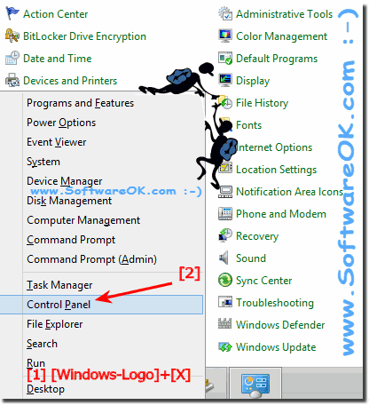 Windows 8.1 Control Panel via WinX menu!