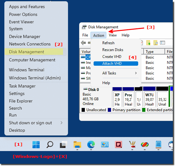 Mount VHD (Virtual Hard Disk) via Windows Command Prompt?