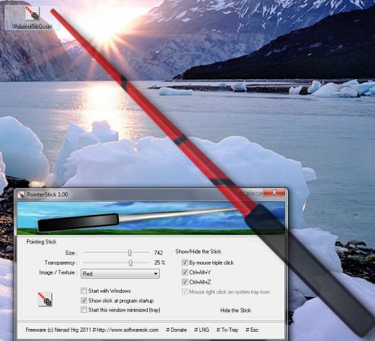 Red Black Big Mouse Pointer for Windows!
